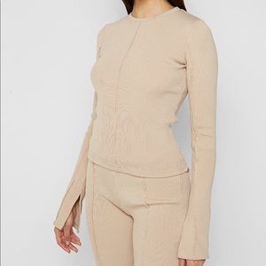 Maniere de voir ripped long sleeve top